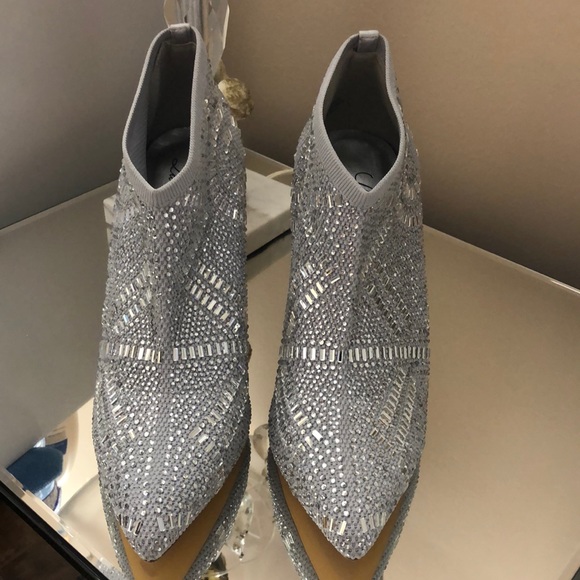 Lauren Lorraine Sarah Crystal Embellished Bootie - Picture 9 of 14